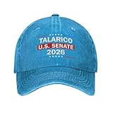 Wacites James Talarico 2026 Senate Hat Talarico Texas Senator Adjustable Baseball Cap Men Women Blue