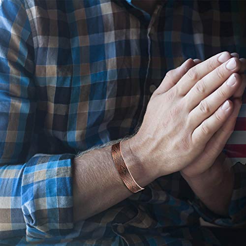Copper Magnetic Bracelet For Couples Women And Men, Copper Adjustable Magnetic Bracelet Copper Bracelet Management Bracelet For Carpal Wrist Pain Relief, Pack Of 2 #TOP6