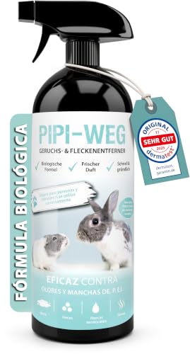 Limpiador Jaulas Roedores 750 Ml Spray Enzimático Pipi-Stop De Arka Elimina Orina, Heces Y Olores De Animales Biológico, Seguro Y Eficaz Ideal Para Jaulas, Suelos, Esquinas Y Casetas