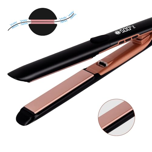 Plancha de pelo profesional con ion negativo y vibración miniatura 6