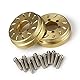 Runup 4 Stück Messing RC Innenrad Gewicht Stapel Gegengewicht für 4,8 cm/5,6 cm Beadlock Räder Felgen Axial SCX10 90046 TRX4 TRX6 1/10 RC Crawler Auto