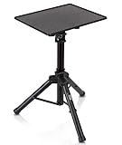 Big VUE Projector Tripod from 23' to 46', Laptop Tripod Height Adjustable, Laptop Floor Stand with Plate & Speaker Tripod for Office, Home, Stage, Studio, DJ Racks Holder Mount