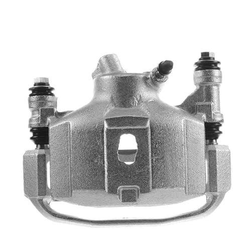 Image of Detroit Axle - Front Left Brake Caliper for 1990-1998 Toyota Tercel 1996-1999 Paseo [Casting No. 48-11-1702], Driver Side Disc Brake Caliper with Bracket Replacement