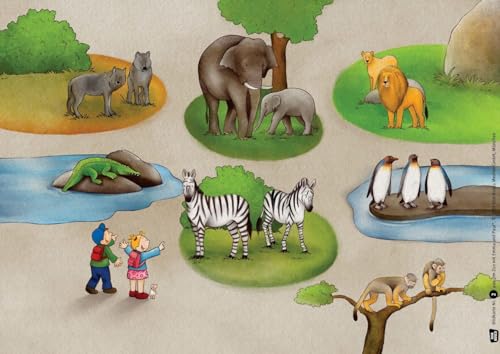 Im Zoo mit Emma und Paul. Kamishibai Bildkartenset.: Entdecken - Erzählen - Begreifen: Emma-und-Paul-Geschichten (Emma-und-Paul-Geschichten für unser Erzähltheater)