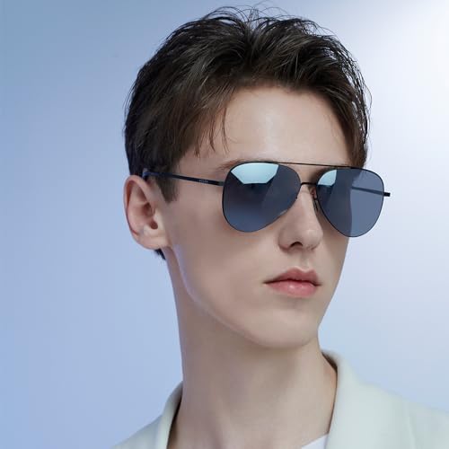 Image of BOLON Classic Aviator Polarized UV400 Sunglasses for Men for Women | Exclusive Eyewear Brand of EssilorLuxottica