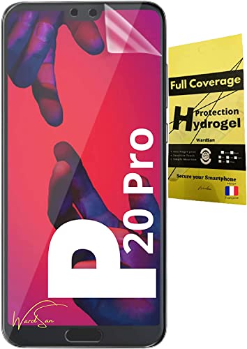 WardSan [2 Pieces For HUAWEI P20 PRO 6.1 3D Hydrogel Screen Protector Films with Finger Phone Holder for Selfie