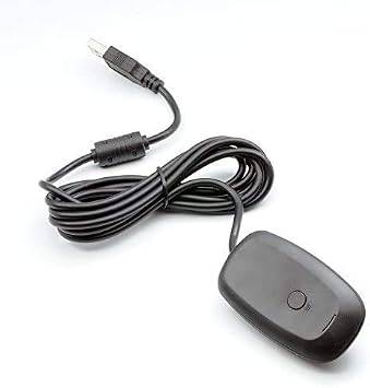 QUMOX Wireless Gaming Receiver Compatible with The Microsoft Xbox 360 for PC Controller Windows