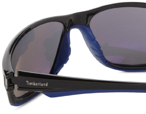 Timberland Men's TB9045SW6301D Polarized Wrap Sunglasses4