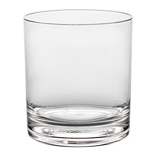 D'eco Unbreakable Whiskey Glasses, 12Oz -100% Tritan - Shatterproof, Reusable, Dishwasher Safe - Premium Whisky Scotch Glassware (Set Of 4)- Indoor Outdoor Drinkware - Great Holiday & Wedding Gift #TOP4