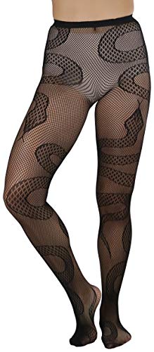 Image of ToBeInStyle Women's Sexy Vibrant Fine Classic Fishnet Full Footed Pantyhose