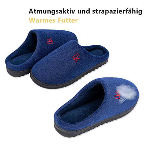 LK LEKUNI Pantofole Donna Uomo Morbido Caldo