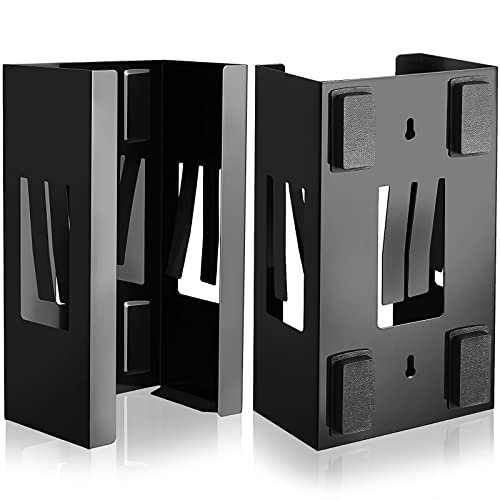 lounsweer 2 pcs magnetic glove dispenser holders wall mount boxes of gloves commercial quality towels wipes paper tissue box holder kitchen fridge office workshops garage tool hospitalblack