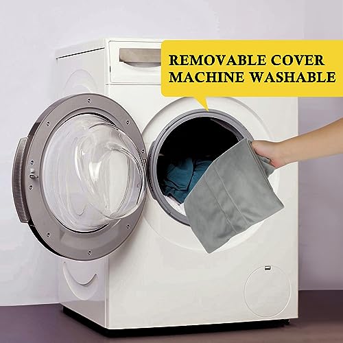 fowong Door Draft Stopper Double Side Adjustable Seal Bottom of Doors 30\" to 36\" Twin Door Draft Blocker Cover Gap up to 1.5\" Dustproof Door Seal Sweep Soundproof Interior Front Door Guard Grey - Thumbnail 5