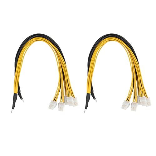 CEKGDB 6ピンコネクタサーバー電源ケーブルPCIe Express for Antminer S9 S9I Z9にとって P3 P5サポート鉱山 PSUケーブル(2 pcs)