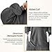 yescool Wearable Blanket Hoodie - Birthday Christmas Gifts for Women Mom Girlfriend, Oversized Flannel Sherpa Cozy Hooded Blanket Sweatshirt Adult With Hood Pocket & Sleeves, One Size Fits All (Grey)
