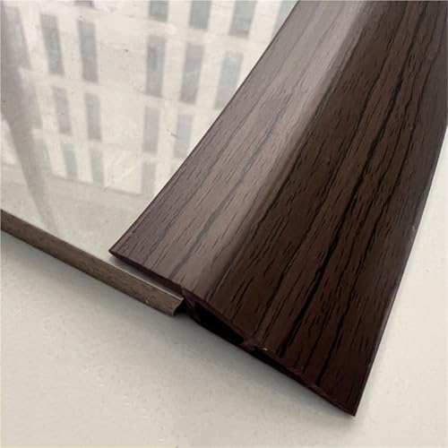118"/10Ft 7-20mm Carpet Floor Transition Strip, Self Adhesive Edging Trim Floor/Door Flat Strip & Vinyl Edge Laminate Gap Coveri