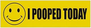 Crazy Novelty Guy Prank Magnet, I Pooped Today (Great for Funny Pranks, Gags, Practical Jokes), 10