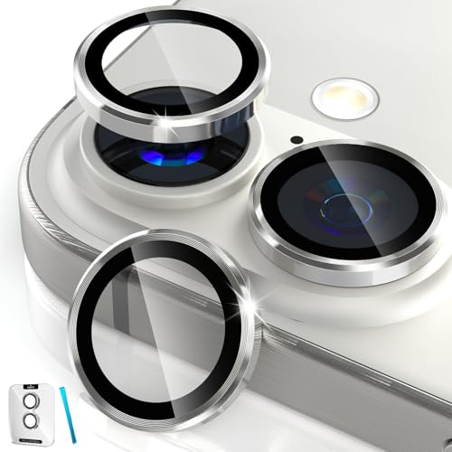 Image of Mobile Camera Lens Protector Compatible for iPhone 16 & iPhone 16 Plus Silver