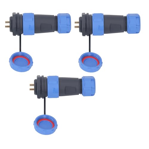 Conector de aviación IP68 2 Pines cobre y PA66 miniatura 1