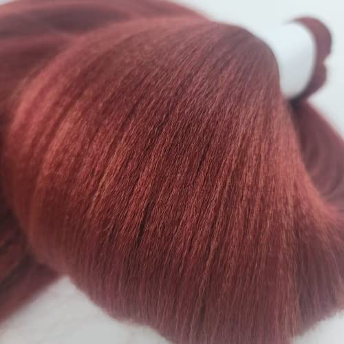 Auburn Ginger Braiding Hair Pre Stretched Kanekalon Braiding Hair Extensions Feed In Braids #TOP4