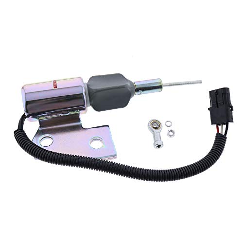Solénoïde d'arrêt 24V résistant aux vibrations pour pelle R130 - 4