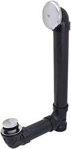 Kit volant plus clapet pour vidage baignoire automatique Geberit chromé
