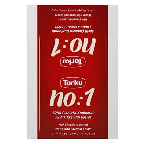 Torku #1 milk Coated Chocolate wafer with Hazelnut 24 count
