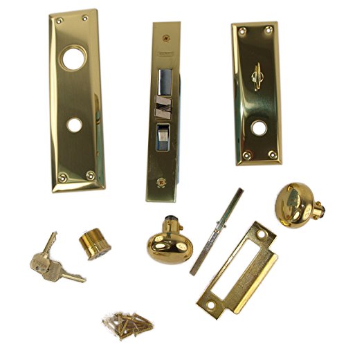 Marks Metro 71A/3 Polished Brass Us3 Right Hand Mortise Entry Lockset Surface Mounted #TOP5