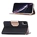 ProCase Wallet Case for iPhone XR, Folio Flip Case with Kickstand Card Holders Mirror Wristlet, Folding Stand Protective Cover for iPhone XR 6.1