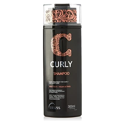 Truss Professional Shampoo Curly | Cabelos cacheados e ondulados| Cachos definidos e sem frizz| Tecnologia color protection 300ml