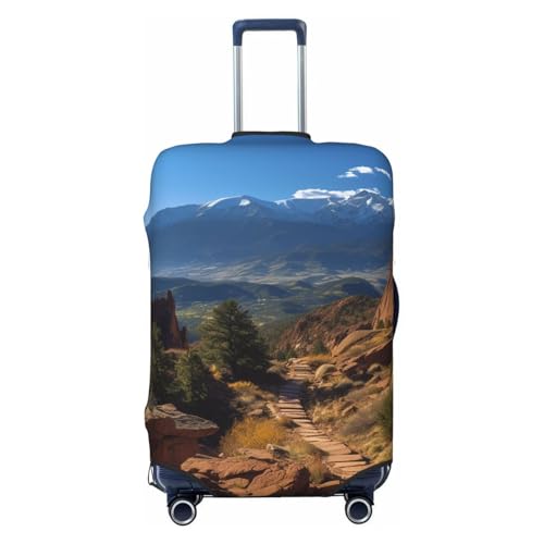 Housse de bagage élastique anti-poussière XL noire pour valise de soute