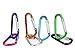Valgens D Shape Spring-loaded Gate Aluminum Carabiner for Home, Rv, Camping, Fishing, Hiking, Traveling and Keychain Small Size(Assorted Colors Pack of 5)