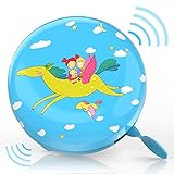 Fahrradklingel Kinder, Laut Fahrrad Klingel Fahrradhupe 100dB Klingel Fahrrad für Kinder Mädchen Jungen Fahrradglocke Anti-Rost Blau für Kinderfahrrad Roller Laufrad Bike Zubehör