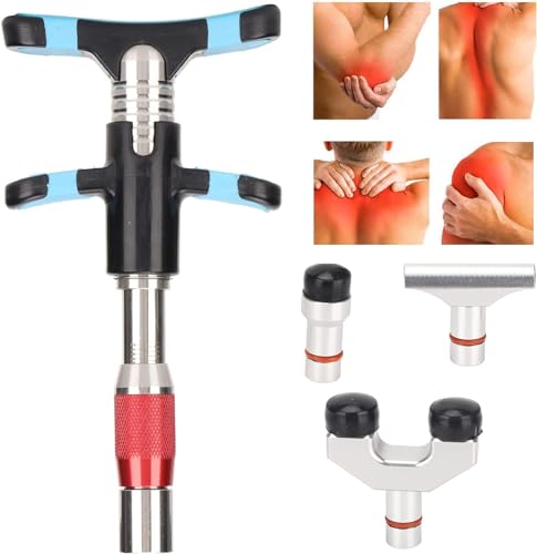 Masseur chiropratique manuel rouge pour soulager le mal de dos