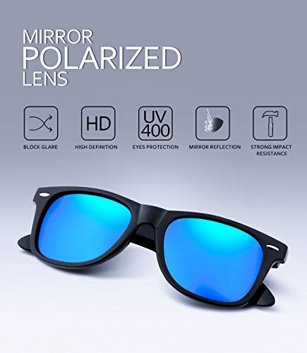 Image of FEISEDY Classic Square Retro Polarized Sunglasses Women Men 80s Sun Glasses Trendy UV400 B1858