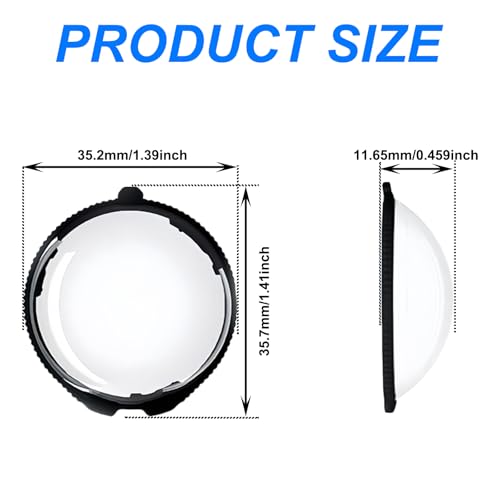 Cubierta protectora de lente para Insta360 X5 accesorio PC óptico transparente 3