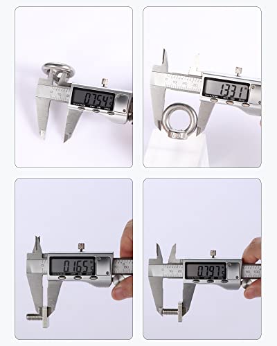 T Track Mount Tie Down Anchor For Roof Rack, M8-1.25 Heavy Duty Ring Shaped Eye Bolt, Stainless Steel T Bolt Eye Nut Tie Down Rings For Holding Bungee Cord, Ropes, Hooks #TOP1