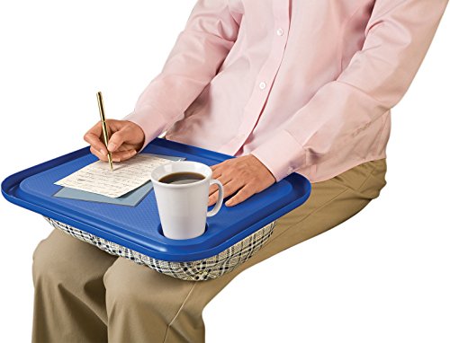 Miles Kimball table de lit légère avec surface antidérapante pour lire