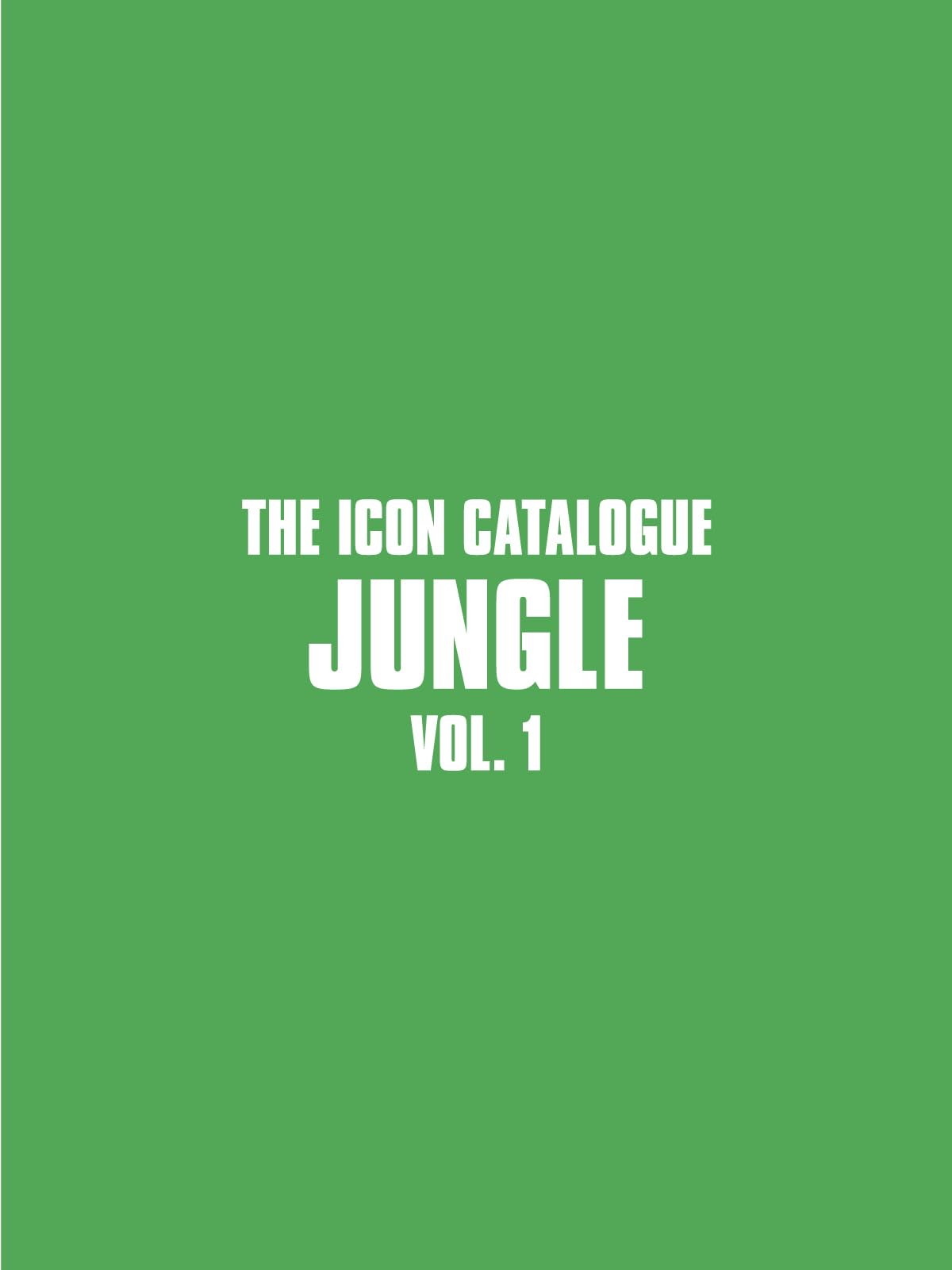The Icon Catalogue Jungle Vol. 1