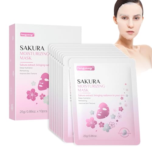 Fengyang® Mascarilla Para El Cuidado De La Piel, Mascarilla de Hoja Facial, limpieza profunda de los poros, Mascarilla Facial Skincare, Mascarilla Hidratante Facial