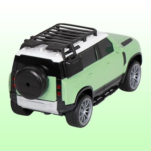 Image of Alloy Metal Pull Back Die-cast Car 1:24 Various Models with Sound & Music, Toy Cars for Kids Durable and Fun Gift for Boys and Girls (Land Rover Car Green)