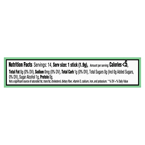 Trident Purely Spearmint Sugar-Free Chewing Gum, 12 Packs of 14 Pieces (168 Total Pieces) - Thumbnail 2