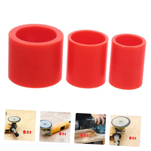 GLEAVI Kunststoff Reduzierbuchsenadapter 3 Stück 25.40/19.00/16.00 Auf 12.70 Mm Tischschleifscheiben Radumbauadapter Für Schleifmaschinen Und Metall- Holzbearbeitung