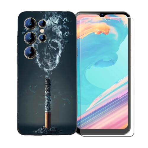 pGYDQQKJP[X Oukitel C1 Plus + KXXN[یtB Aȃ\tgVRP[XیTPUJo[̃P[XJo[ p (6.52") - BST18