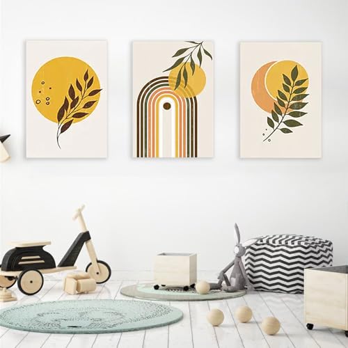 Impressions d'art de phase de lune affiches bohèmes pour décoration chic - 3