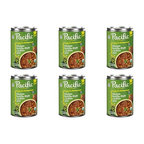 Image of Pacific Foods Organic Chicken Tortilla Soup, 16.3 oz Can (Pack of 6)
