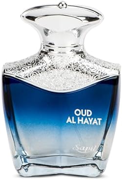 Sapil Oud al Hayat Eau De Parfum 100ml, Affordable Luxury Unisex Perfume, Versatile Fragrance with Saffron, Bl
