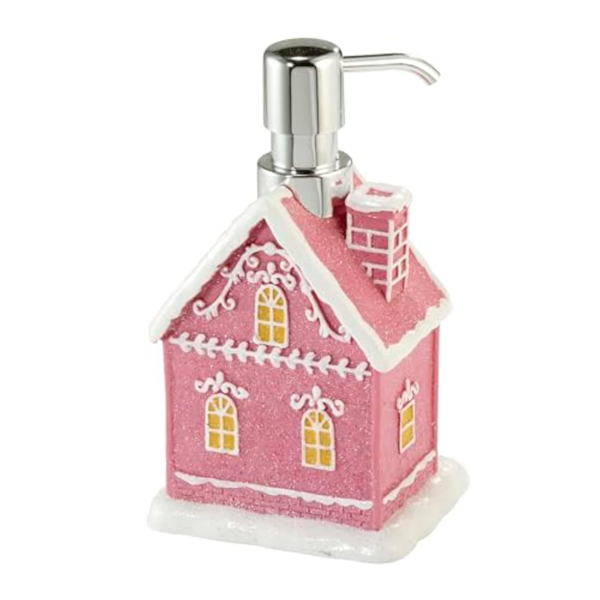 Lotion Pump/Soap Dispenser, Hand-Painted Resin