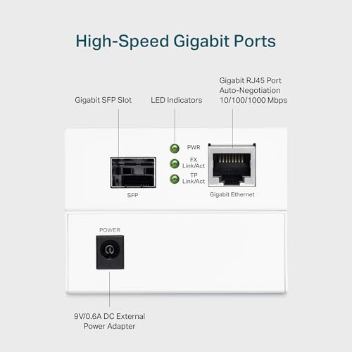 TP-Link Gigabit SFP to RJ45 Media Converter(TL-MC200) - image 3