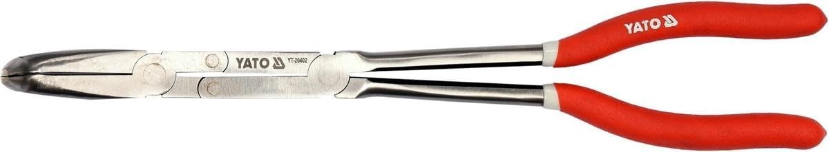 Yato YT-20402 Professional Pliers 330mm Long Curved Tip Serrated Jaws